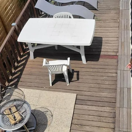 Appartement-1- Prive, Terrasse, Parking Et Jardin Le Boulou Buitenkant foto